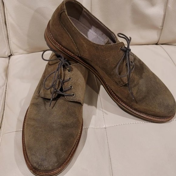 Banana Republic Suede Leather Men\'s Casual Work Shoes Ortholite Brown 10 M main image 4